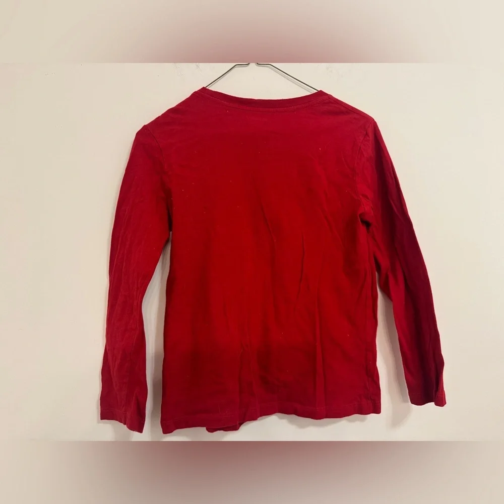 Old Navy Red Simpsons Long Sleeve Tee